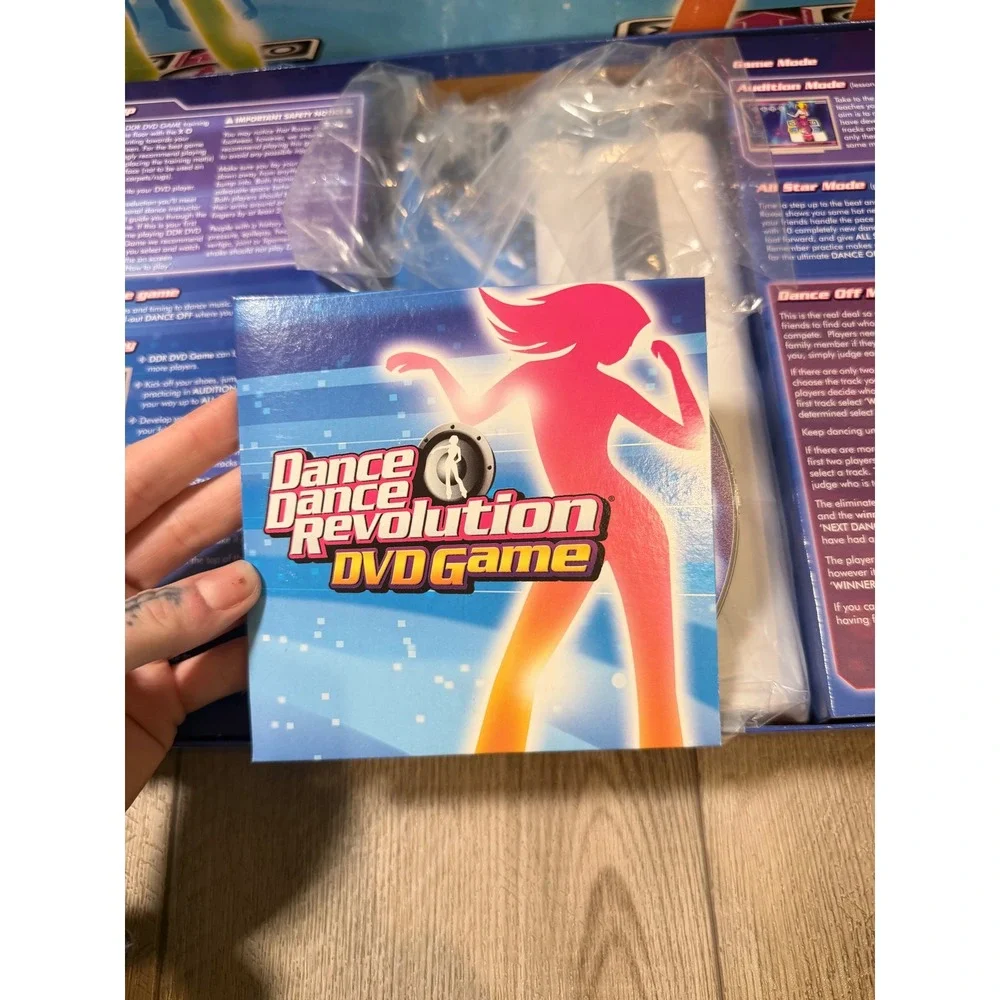 Dance Dance Revolution DVD Game Imagination 2 Mats 30 Sessions 2006 Open Box
